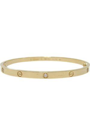 Bracciale a manetta modello cartier con Swarovski - misura unica - oro - Curvique